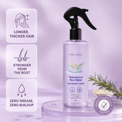 Rosemary & Rice Water Hair Spray