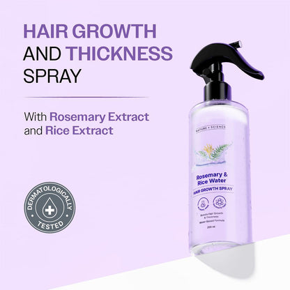 Rosemary & Rice Water Hair Spray
